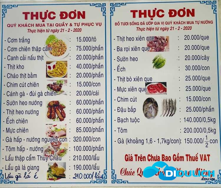 khu-du-lich-thuy-chau-8 bảng giá dịch vụ ở Thủy Châu